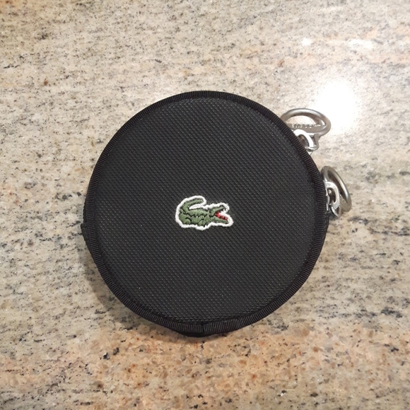 Lacoste black coin wallet